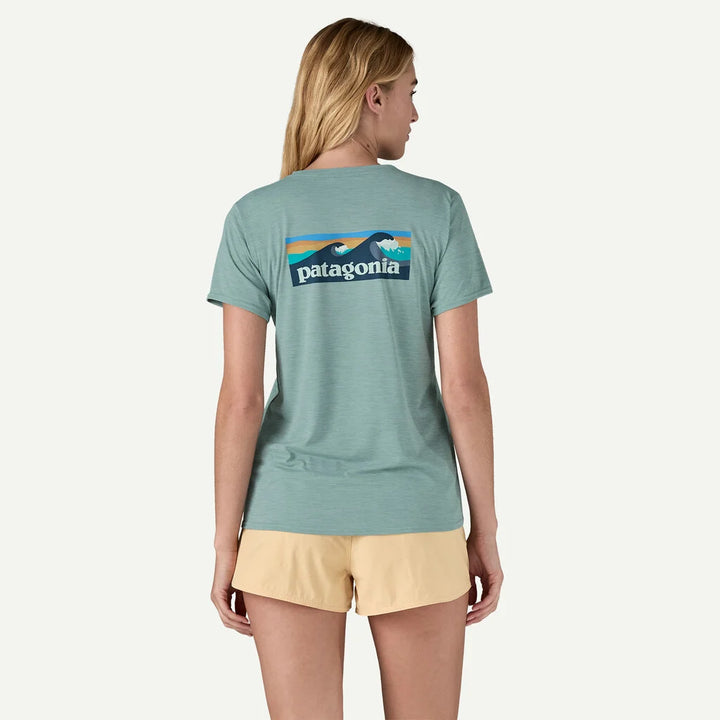 Patagonia : Women's Capilene® Cool Daily Graphic Shirt - Waters