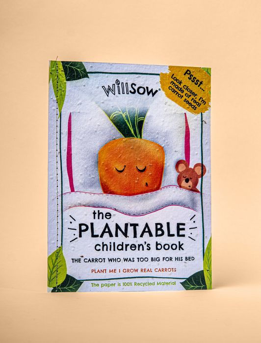 The Carrot Who Was Too Big For His Bed: Plantable Childrens Book