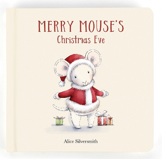 Merry Mouse Book by Jellycat