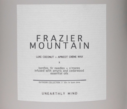 Frazier Mountain 5oz Candle