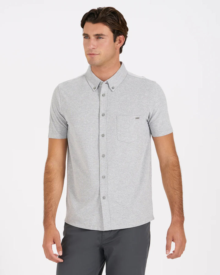 Short-Sleeve Ace Button Up