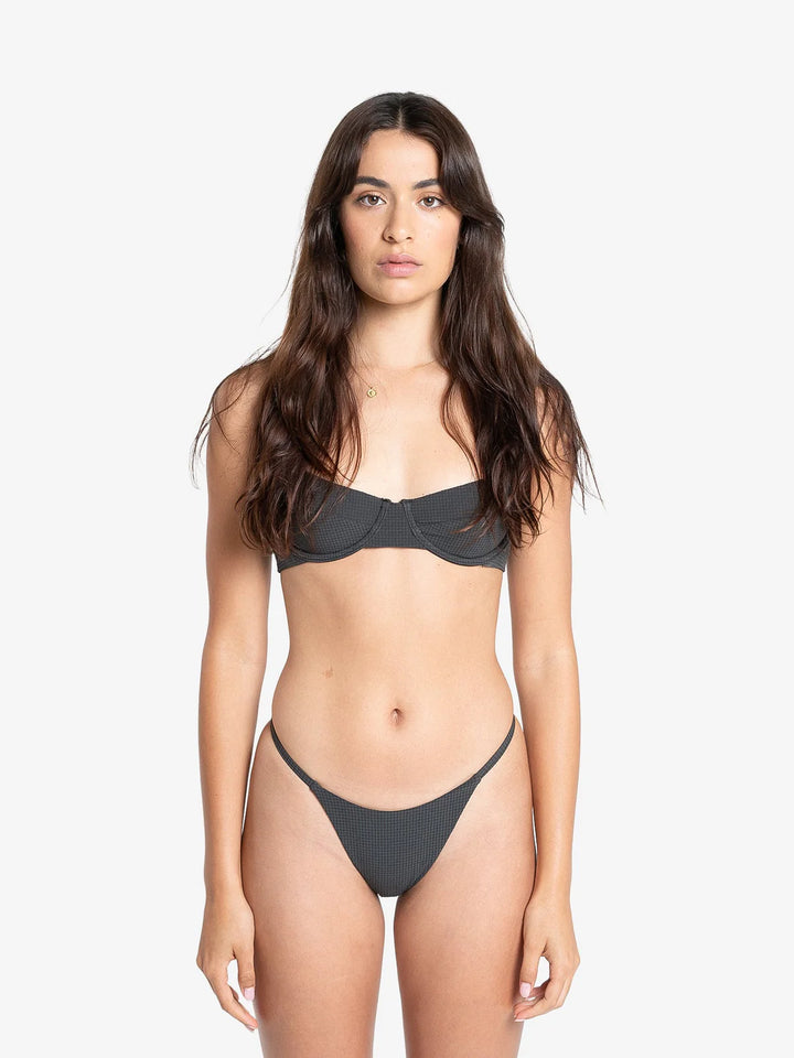 Nano Micro Bikini Bottom -  Dark Charcoal