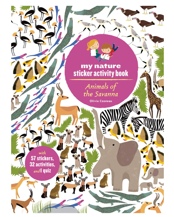 Animals of the Savanna: My Nature Sticker Activity Book
