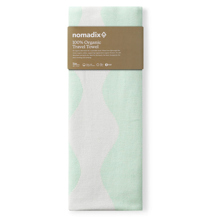 Nomadix - Organic Cotton Travel Towel: Big Slack Warm Blue