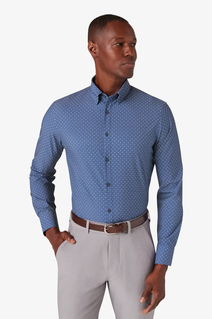 Mizzen + Main Leeward Long Sleeve Dress Shirt