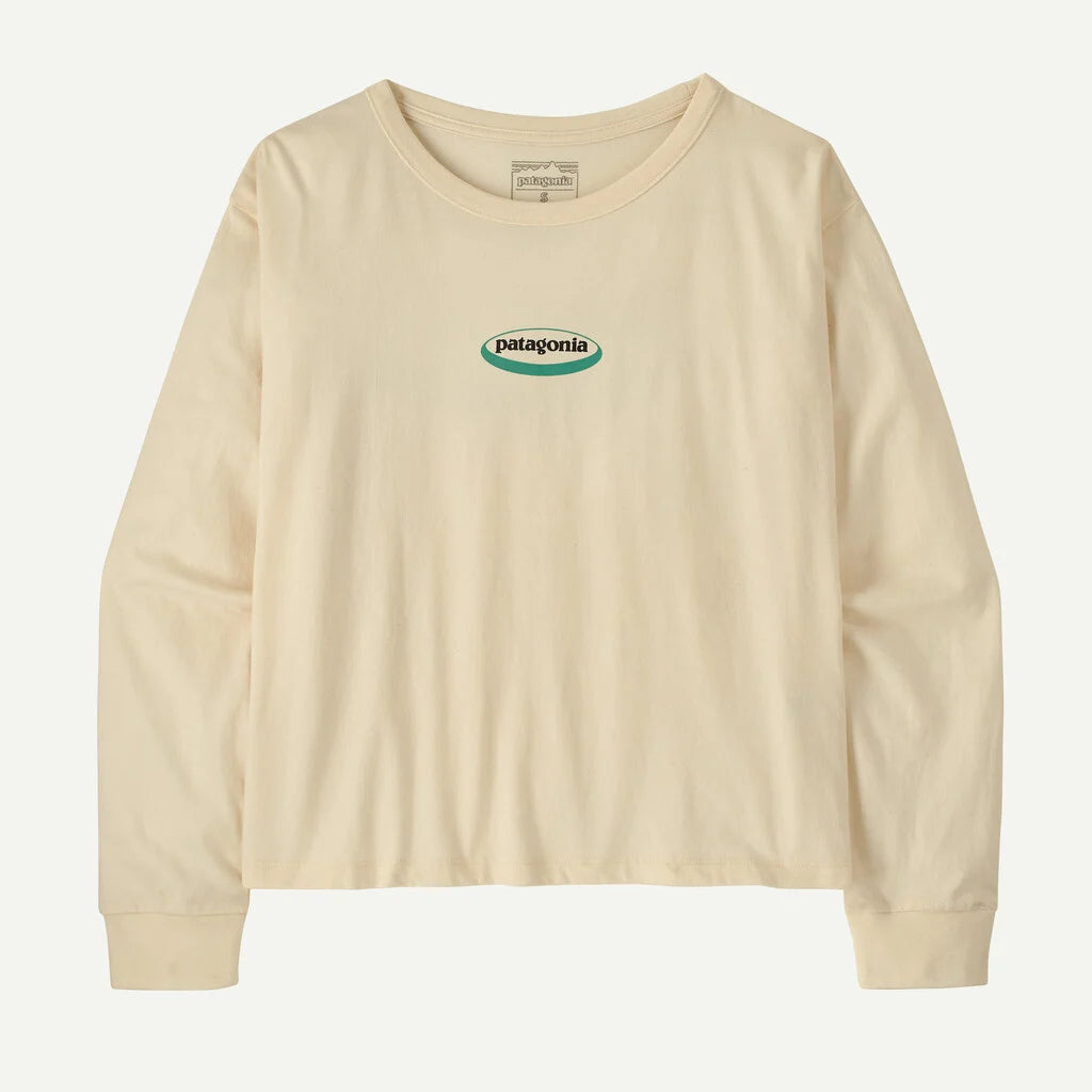 Patagonia : Women's Long-Sleeved '95 Oval Logo Easy-Cut T-Shirt