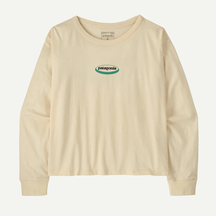 Patagonia : Women's Long-Sleeved '95 Oval Logo Easy-Cut T-Shirt