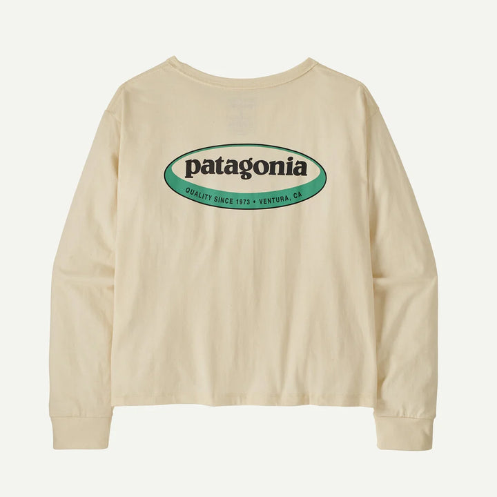 Patagonia : Women's Long-Sleeved '95 Oval Logo Easy-Cut T-Shirt