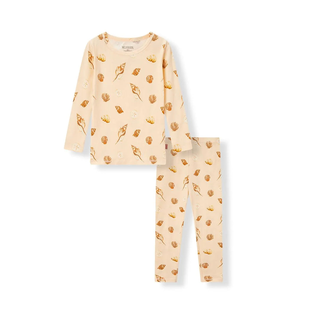Milkbarn Stretch LS Two Piece Pajama Set