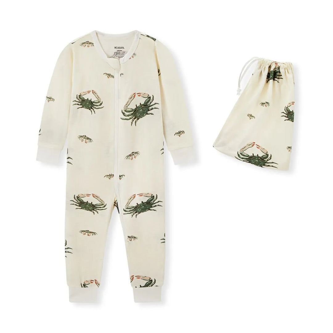 Bamboo Zipper Pajama