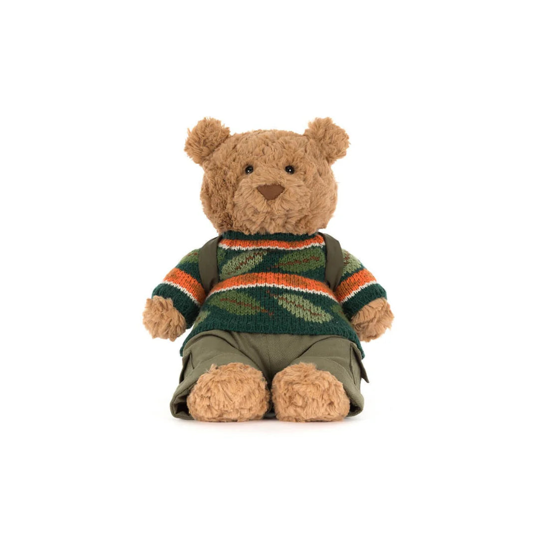 Jellycat Bartholomew Bear Hiking Outfit