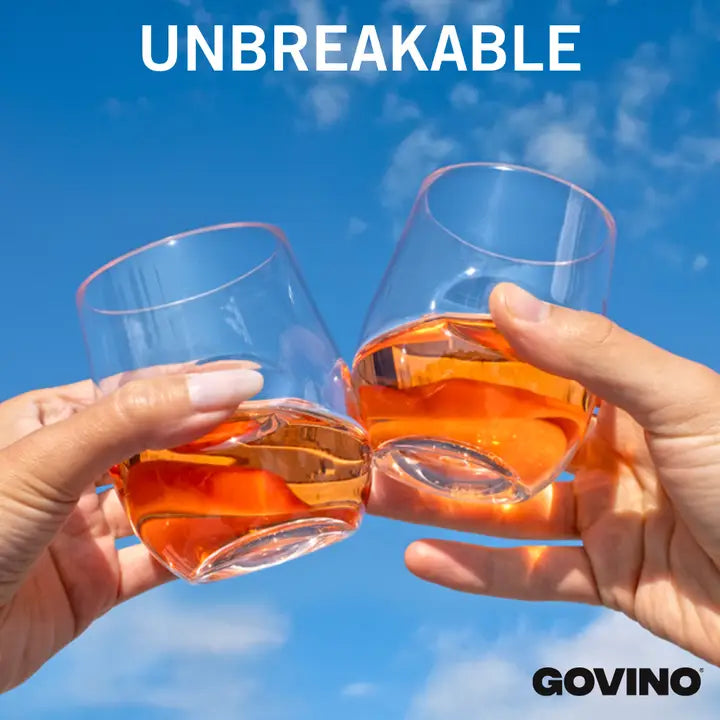 GOVINO Tritan 9oz Flute Retail 2pk