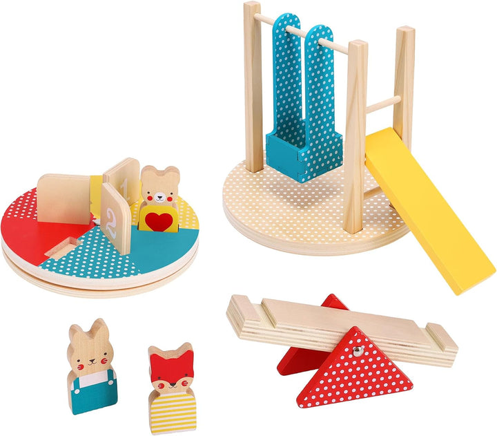 At the Park Wooden Play Set