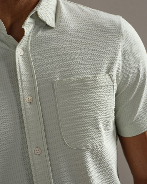 Rhone - Commuter® Seersucker Short Sleeve Button Down
