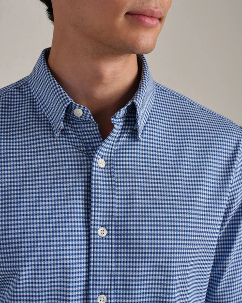 Rhone - Commuter® Shirt - Classic Fit in Navy Gingham