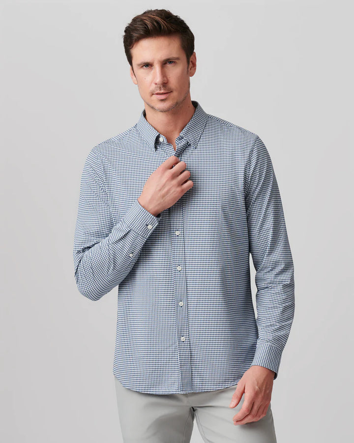 Commuter Shirt - Slim Fit in Navy Check