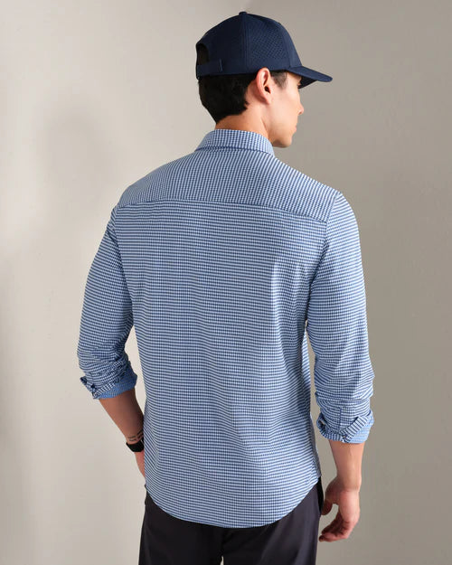 Rhone - Commuter® Shirt - Slim - Navy Gingham