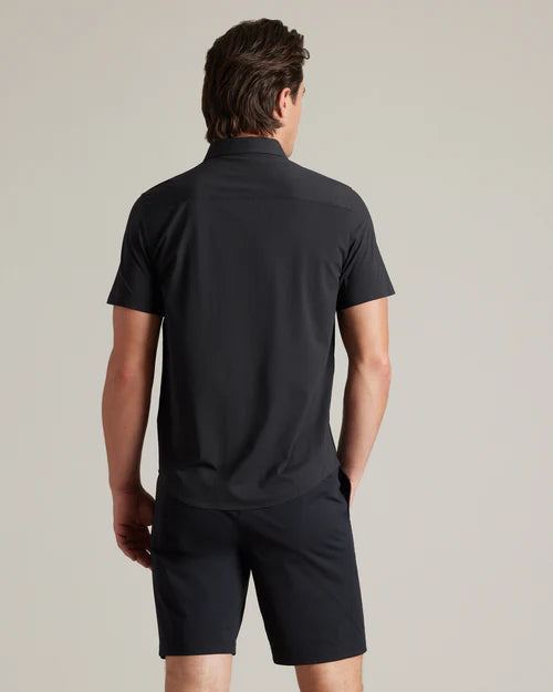 Rhone - Commuter Short Sleeve Shirt-Black