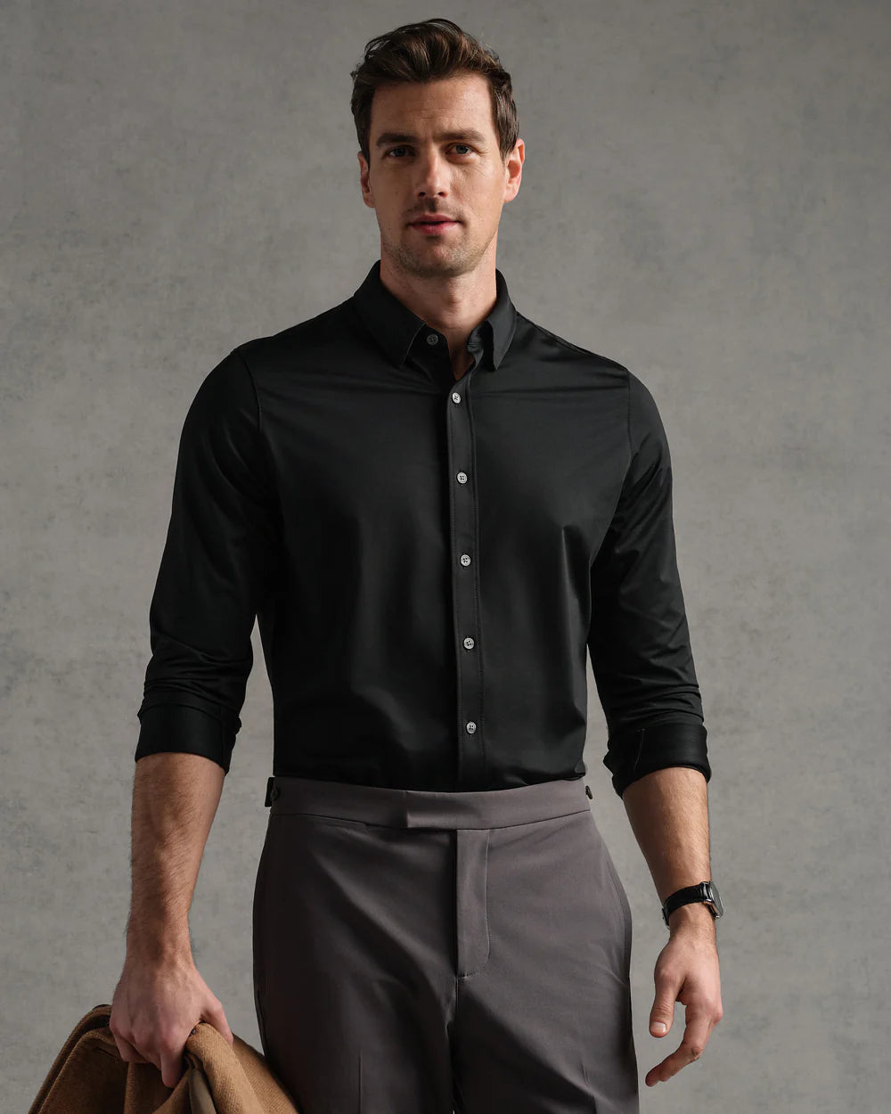 Rhone - Commuter® Shirt - Classic Fit in Black Oxford