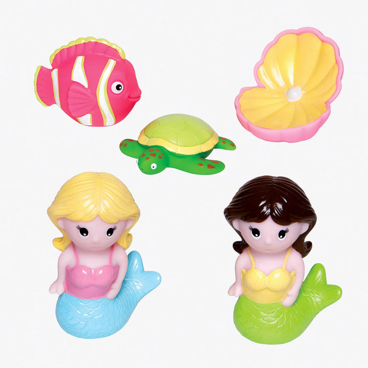 Elegant Baby Mermaid Party Squirtie Baby Bath Toys