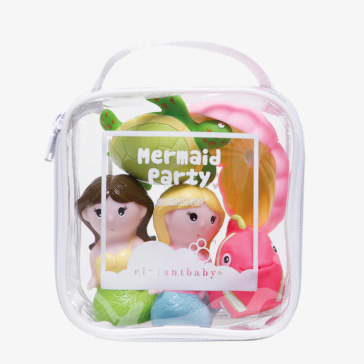 Elegant Baby Mermaid Party Squirtie Baby Bath Toys