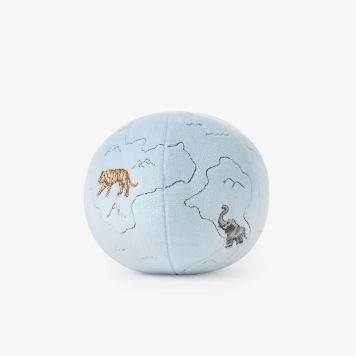 Elegant Baby World Explorer Globe Plush Rattle