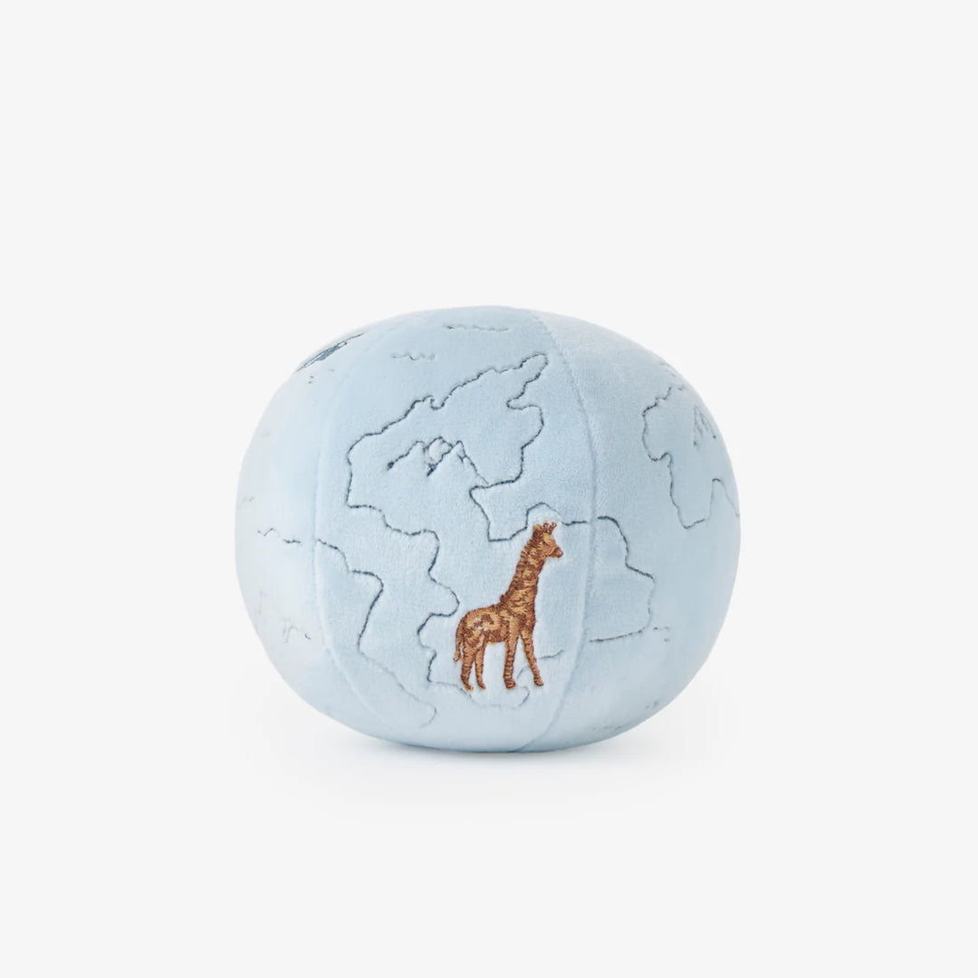 Elegant Baby World Explorer Globe Plush Rattle