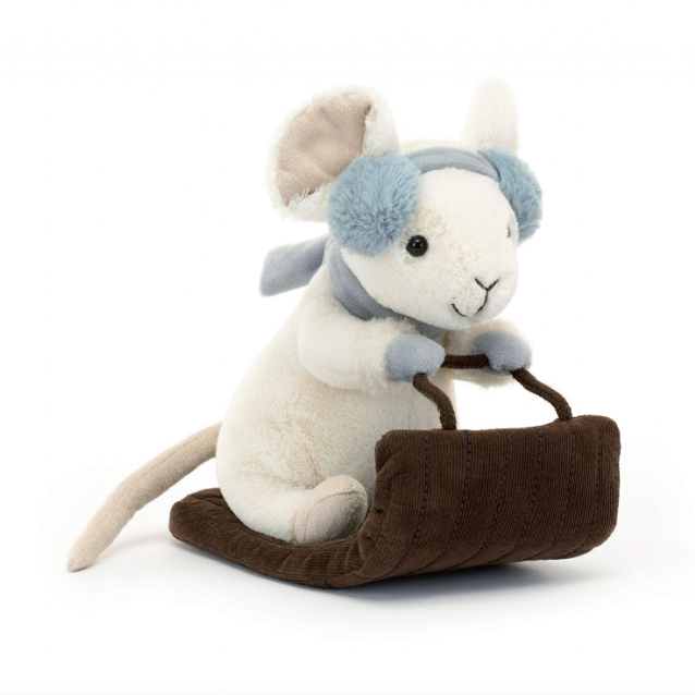 Jellycat - Merry Mouse Sleighing