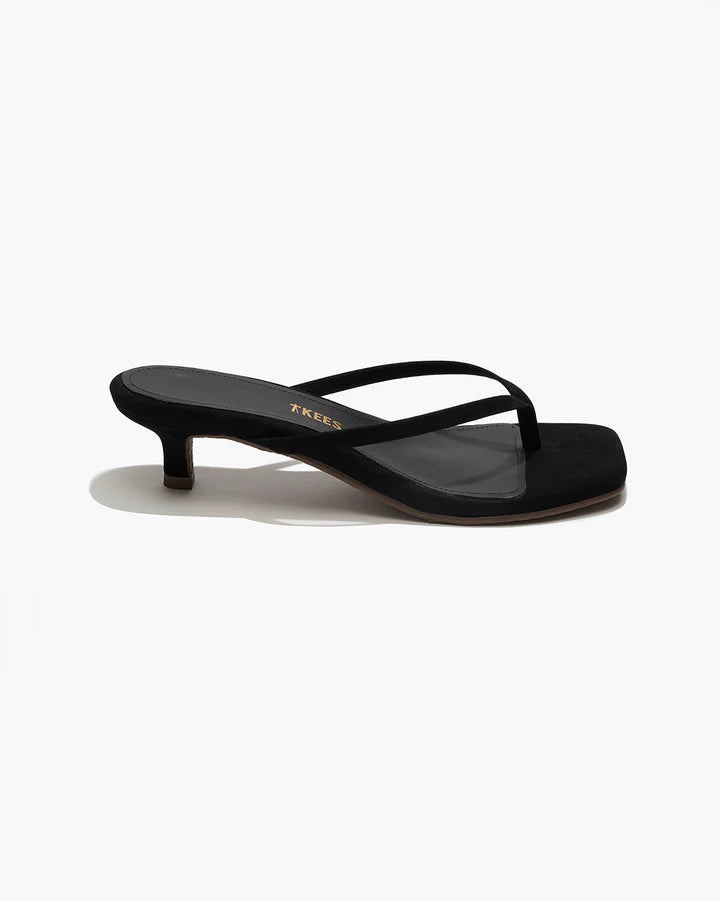 TKEES Square Toe Julia Suede in Sable Suede