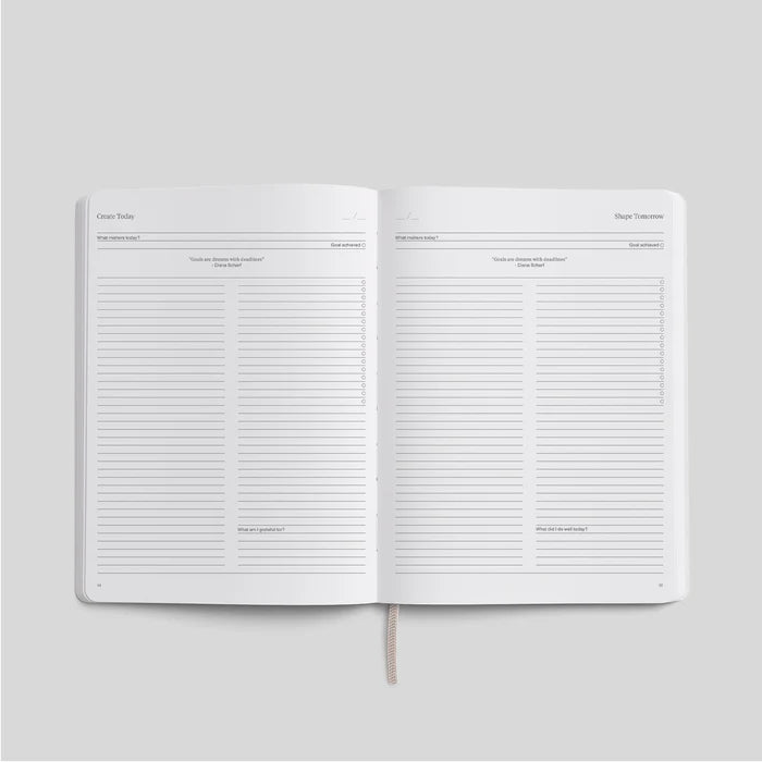 Karst - B5 Softcover Undated Planner in Turmeric
