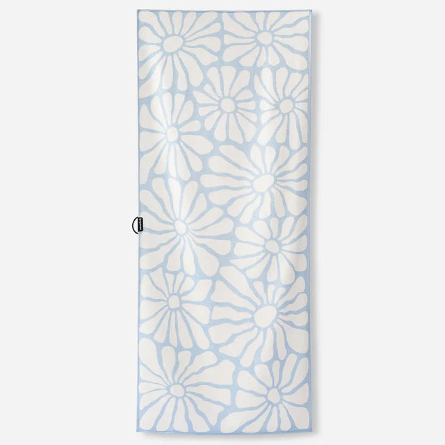 Nomadix - Organic Cotton Travel Towel: Lazy Daisy Coastal Blue