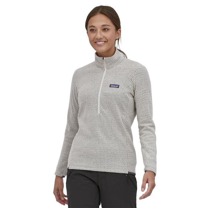 Patagonia Women's R1 Air Zip-Neck White