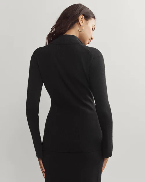 Rhone Porto Merino Blend Full Zip Sweater