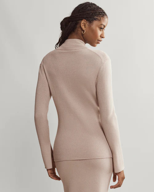 Rhone Porto Merino Blend Full Zip Sweater