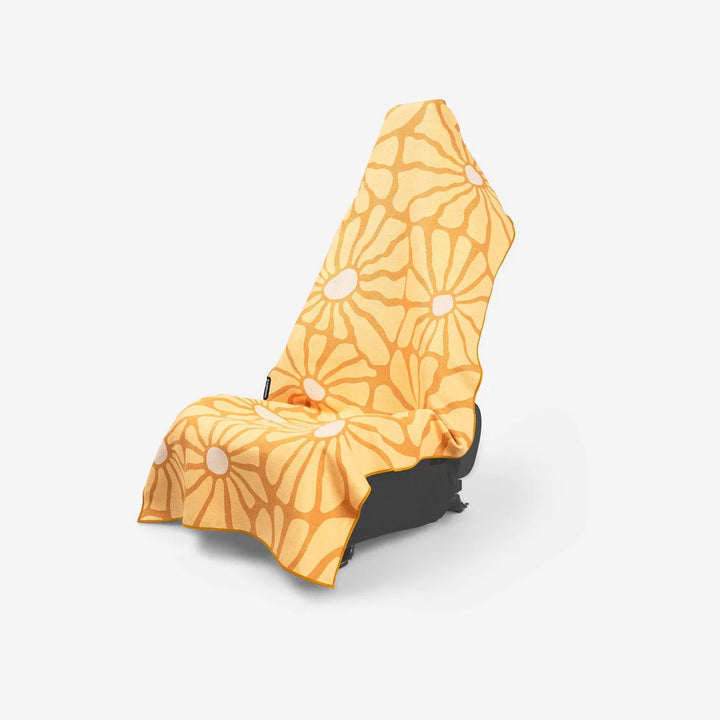Nomadix - Car Seat Cover Towel: Lazy Daisy Gold