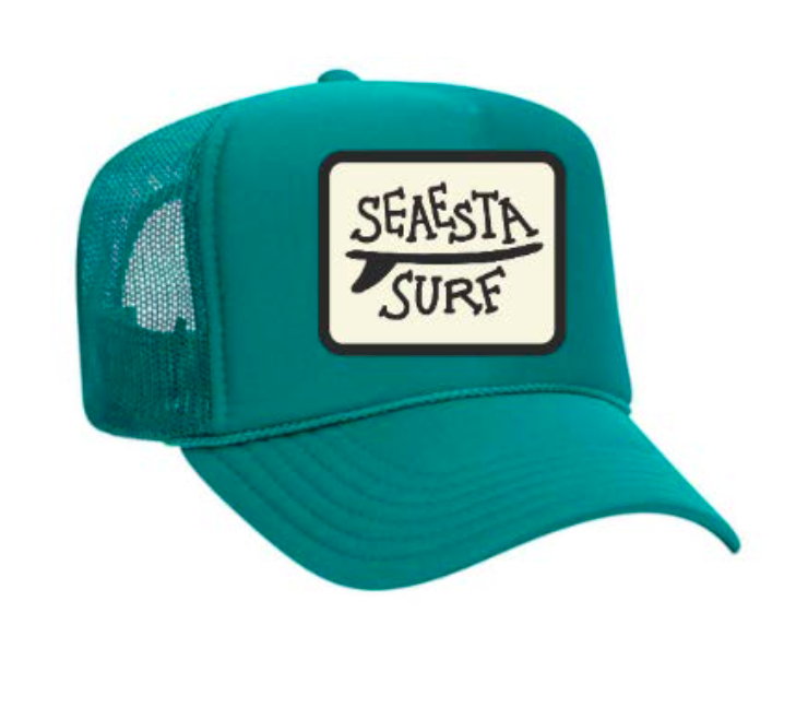 Emerald Embroidered Seaesta Surf Snapback Hat
