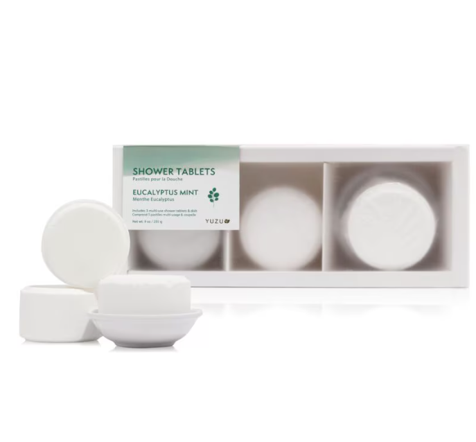 YUZU Multi-Use Shower Tablets (Set of 3)