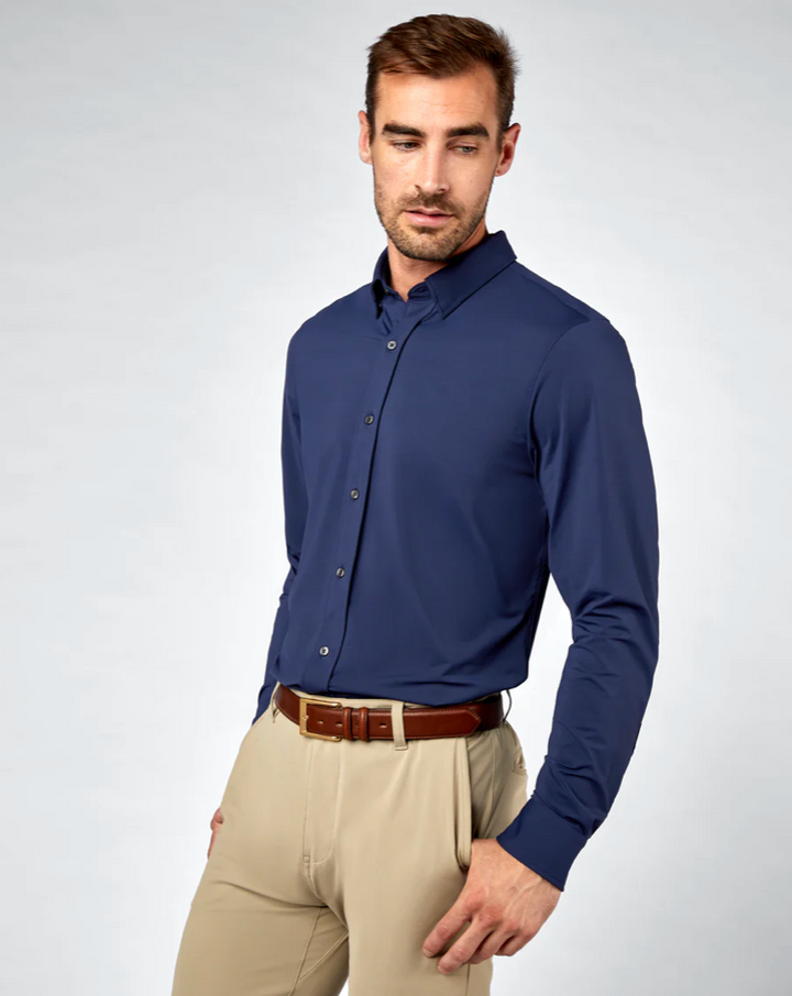 Commuter Shirt - Slim Fit in Navy