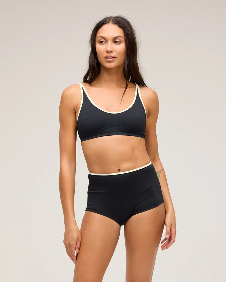 Seaa - Maggie Bikini Top in Black