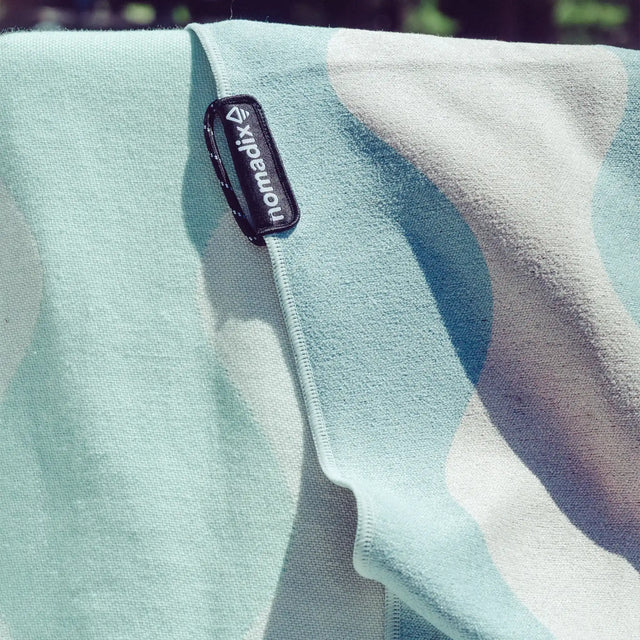 Nomadix - Organic Cotton Beach Towel: Big Slack Warm Blue