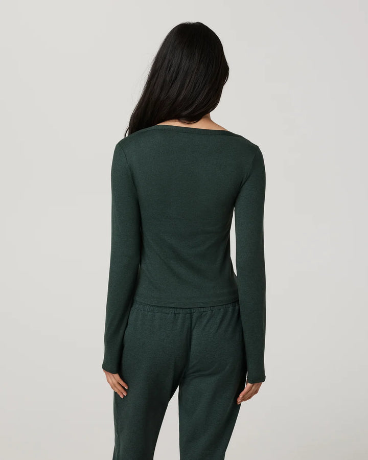 Vuori - Long Sleeve Halo V-Neck Cardigan