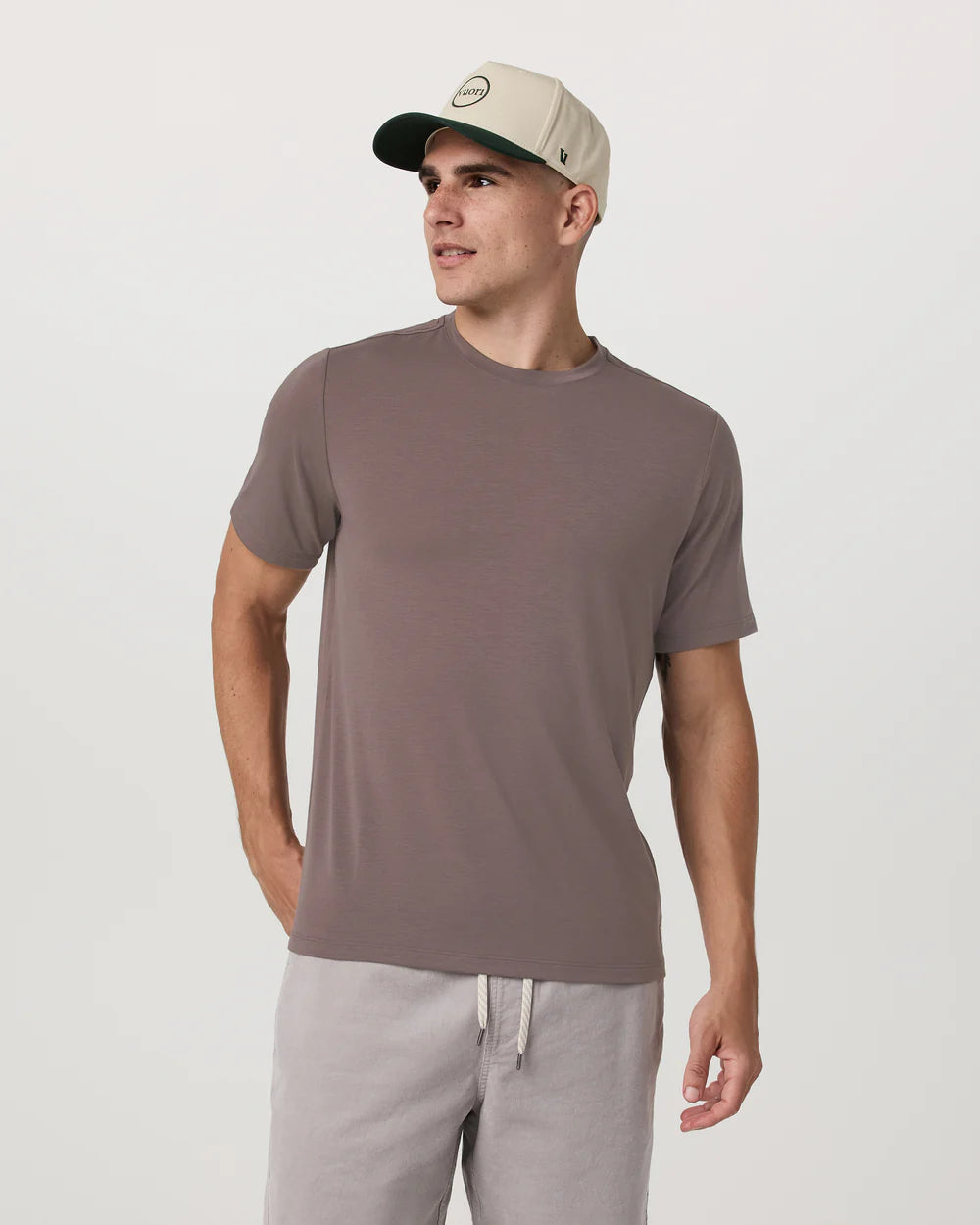 Vuori_-_Current_Tech_Tee in Huckleberry