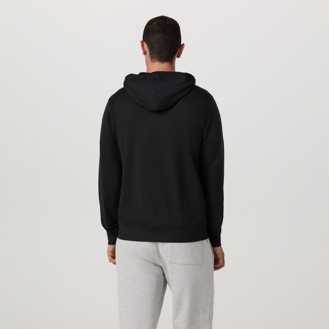Vuori - Ponto Full-Zip Hoodie Black.