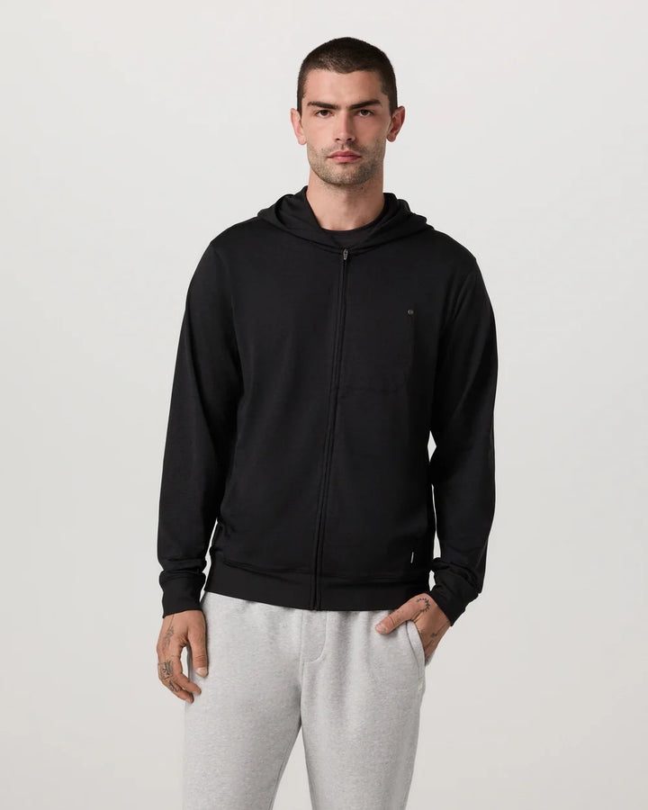Vuori - Ponto Full-Zip Hoodie Black