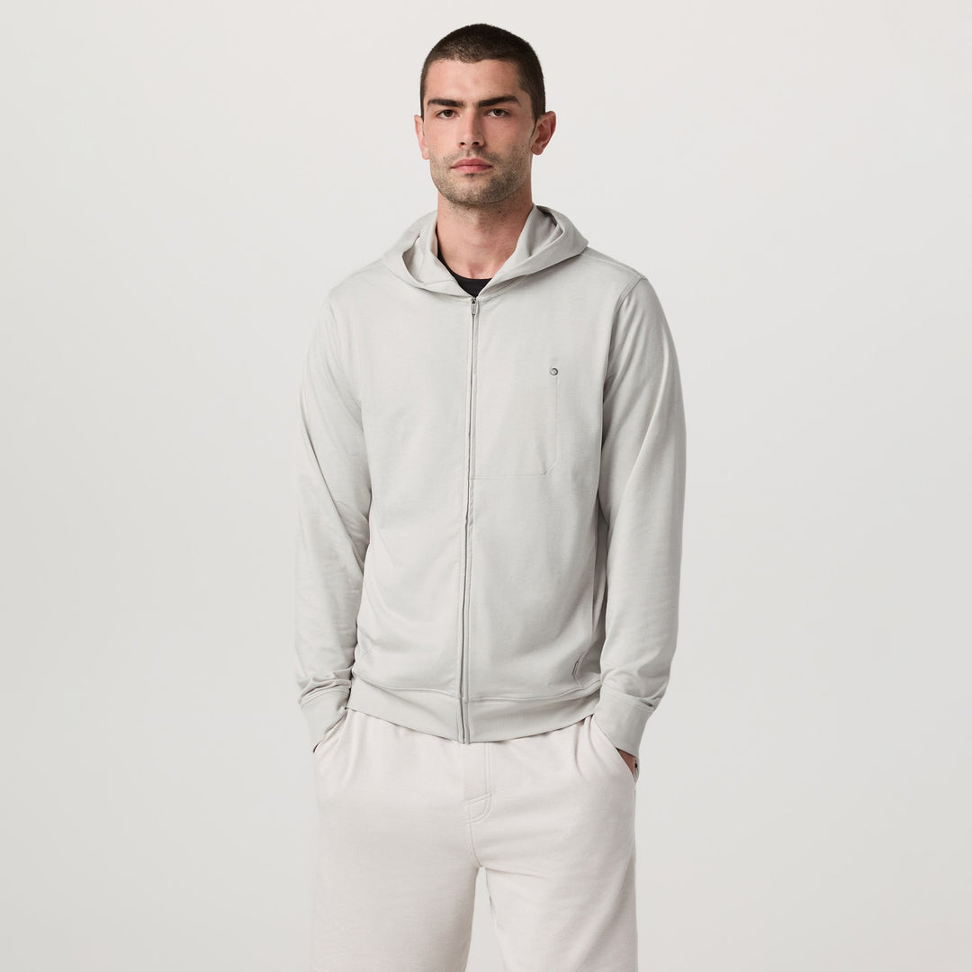 Vuori - Ponto Full-Zip Hoodie Salt