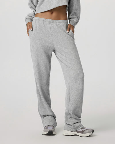Person Vuori - Sedona Straight Leg Sweatpants and a matching top on a white background
