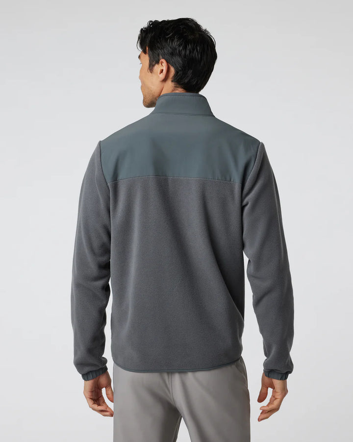 Vuori Aspen Full Zip Jacket Grey 2 