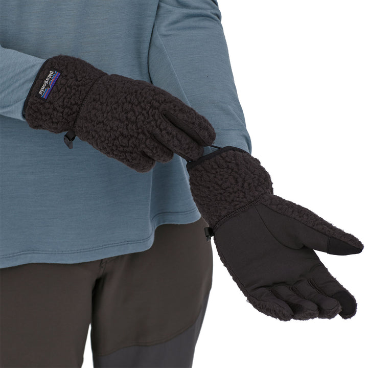 Retro Pile Fleece Gloves