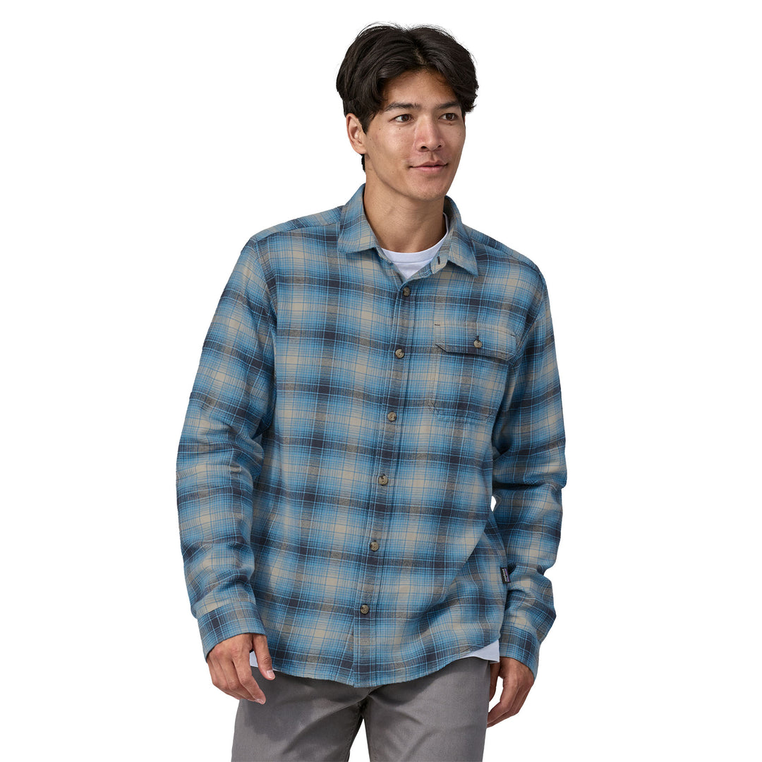 Men's Long-Sleeved Lightweight Fjord Flannel Shirt