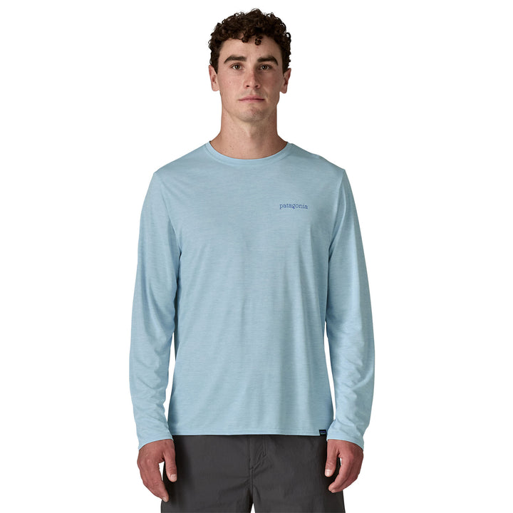 Patagonia : Men's Long-Sleeved Capilene® Cool Daily Graphic Shirt - Waters